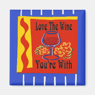 Wein, danke, Text bearbeiten Magnet