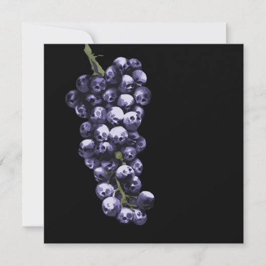 Wein des Todes Einladung (Vorderseite)