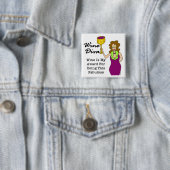Wein-Diva "fabelhaft " Button (Beispiel)