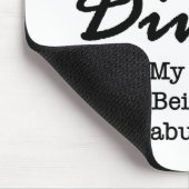 Wein-Diva "fabelhaft " Mousepad (Ecke)