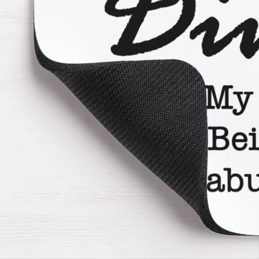 Wein-Diva "fabelhaft " Mousepad (Ecke)