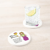 Wein-Diva "fabelhaft " Untersetzer (Seite)