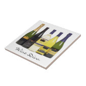 Wein-Diva-Fliese Trivet Fliese (Seite)