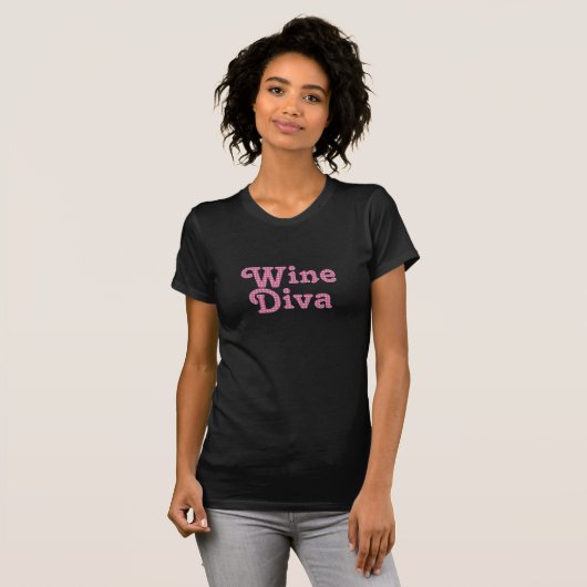 Wein-Diva-Schein-T - Shirt (Vorne ganz)