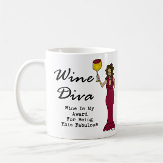 Wein-Diva "Wein ist mein Preis für Sein fabelhaft Kaffeetasse
