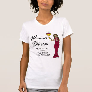 Wein-Diva "Wein ist mein Preis für Sein fabelhaft T-Shirt
