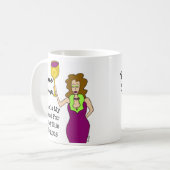 Wein-Diva "Wein ist mein Preis… " Kaffeetasse (Vorderseite Links)