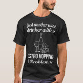 Wein Drinker Distro Hopping Distrohopper T-Shirt (Vorderseite)