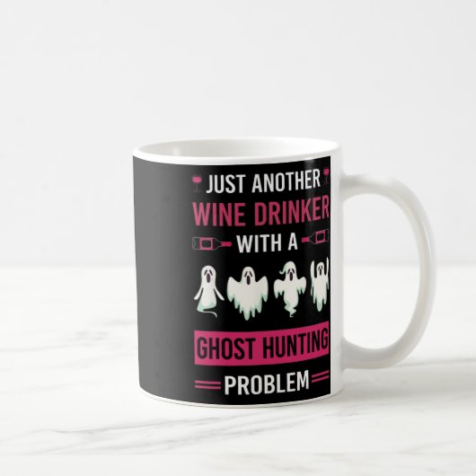 Wein Drinker Geist Jagd Jäger Paranormales Geist Kaffeetasse (Rechts)