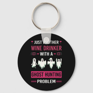 Wein Drinker Geist Jagd Jäger Paranormales Geist Schlüsselanhänger