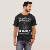 Wein Drinker HVAC T-Shirt (Vorne ganz)