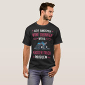 Wein Drinker Monster LKW T-Shirt (Vorne ganz)