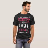 Wein Drinker Netball T-Shirt (Vorne ganz)