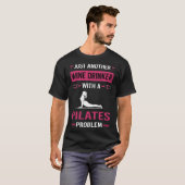 Wein Drinker Pilates T-Shirt (Vorne ganz)