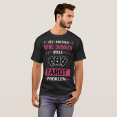 Wein Drinker Tarot T-Shirt (Vorne ganz)