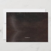 Wein durch die Feuer-Einladung Einladung (Rückseite)