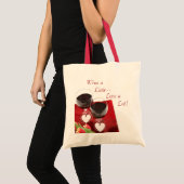 Wein ein bisschen...Liebe eine Menge! Tasche (Vorderseite (Produkt))
