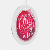 Wein ein wenig lachen Eine Menge Ornament Aus Metall (Vorderseite Rechts)