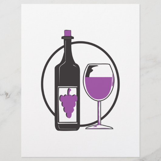 Wein Ein wenig/rot Flyer (Vorne)