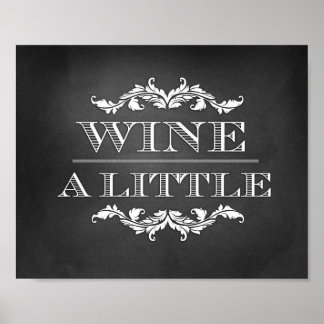 Wein eine kleine Hochzeit oder Party Schild 8x10