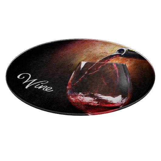 Wein-Entwurfs-Glasschneiden-Brett Schneidebrett (Ecke)