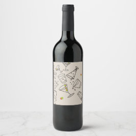 Wein Etikett trinken