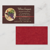 Wein-Experte Visitenkarte (Vorne/Hinten)