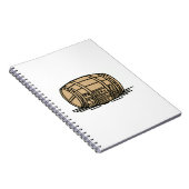 Wein-Fass Notizblock (Rechte Seite)