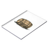 Wein-Fass Notizblock (Linke Seite)