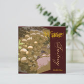 Wein-Feier-Party des Käses n FERTIGEN besonders an Einladung (Stehend Vorderseite)