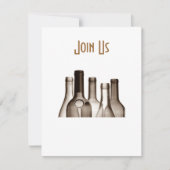 WEIN-FEIERHÖHUNG FÜR ERWACHSENE EREIGNISSE EINLADUNG (Vorderseite)