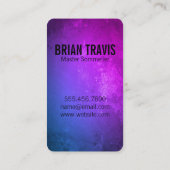 Wein Flasche Chic rustikale Hintergrund Visitenkarte (Rückseite)