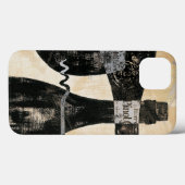 Wein-Flasche und Glas Case-Mate iPhone Hülle (Rückseite (Horizontal))