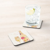 Wein-Flasche und Glas Untersetzer (Rechte Seite)