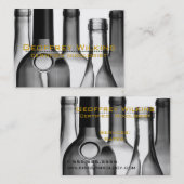 Wein-Flaschen-berufliche Geschäfts-Karten Visitenkarte (Vorne/Hinten)