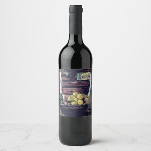 Wein Flaschen Etikett (Vorderseite)