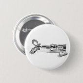 "Wein-Flaschen-Öffner-" Küchen-Kunst-Aquarell Button (Vorne & Hinten)