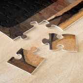 Wein-Flaschen und Gestell-rotes schwarzes Puzzle (Seite)