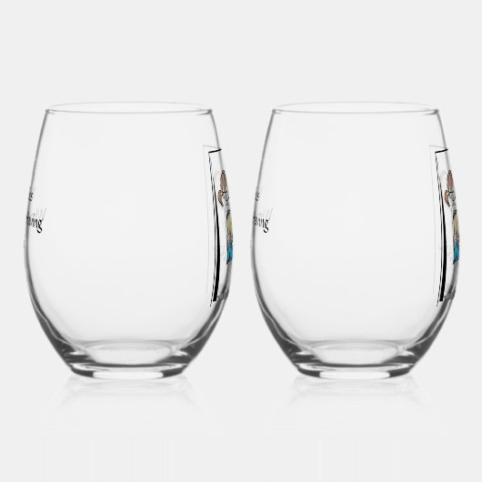 Wein Fliegen, wenn Sie Spaß haben Wein Glas Set (Rechts)