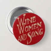 Wein-Frauen u. Lied Button (Vorne & Hinten)