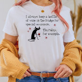 Wein für Besondere Anlass Funny Cat T-Shirt