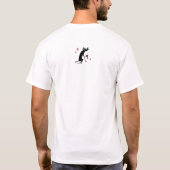 Wein für Besondere Anlass Funny Cat T-Shirt (Rückseite)