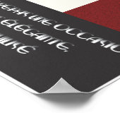 Wein für jeden Anlass - im A.M-Stil Poster (Ecke)