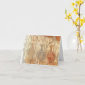 Wein für Verkauf Karte (Gelbe Blume)