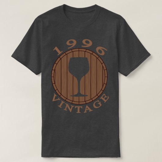 Wein Geburtstag 1996 T-Shirt (Design vorne)