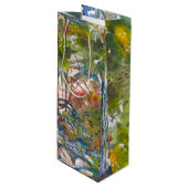 Wein-Geschenk-Taschen-Weinberg-Malerei Geschenktüte Für Weinflaschen (Vorderseite Schrägansicht)