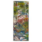 Wein-Geschenk-Taschen-Weinberg-Malerei Geschenktüte Für Weinflaschen (Vorderseite)