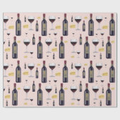 Wein Geschenkpapier (Flach)