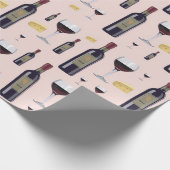 Wein Geschenkpapier (Ecke)