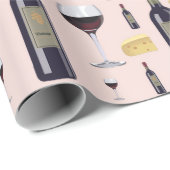 Wein Geschenkpapier (Rolleneckpunkt)